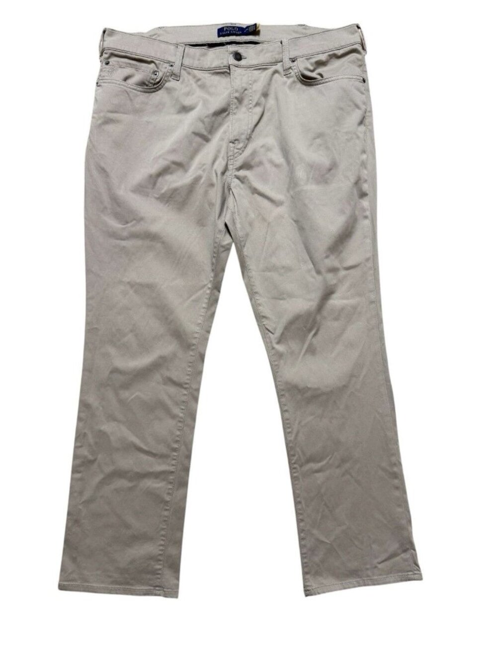 Polo Ralph Lauren Varick Slim Straight Pants Mens 38x30 Beige Chino